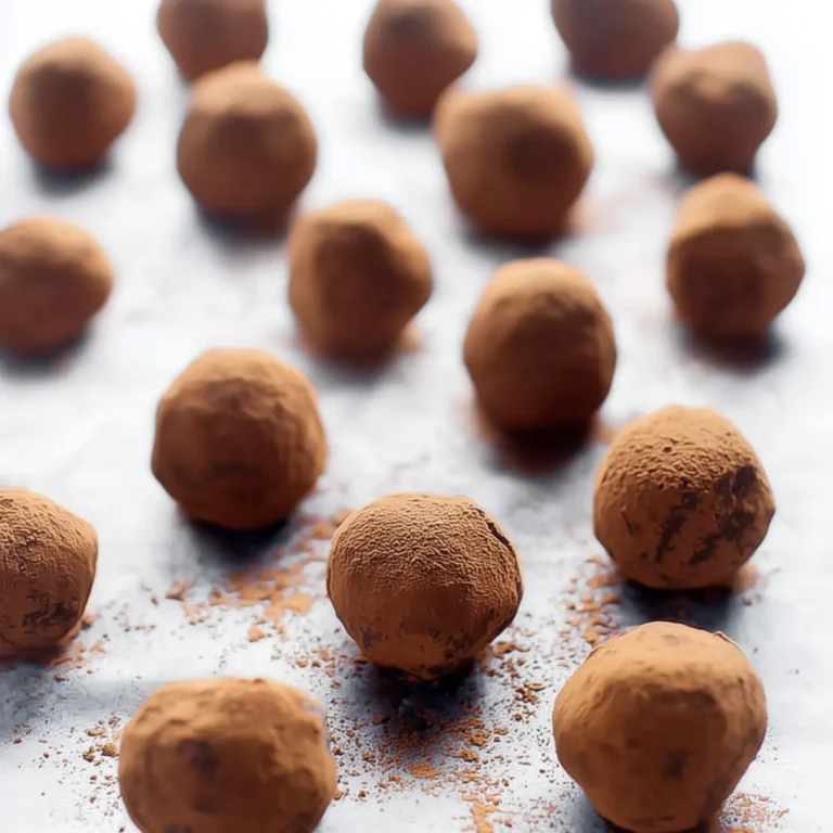 5-Ingredient Whiskey Dark Chocolate Truffles