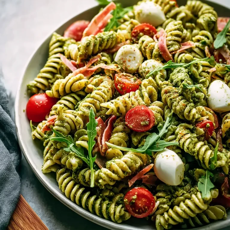 Antipasto Pesto Pasta Salad