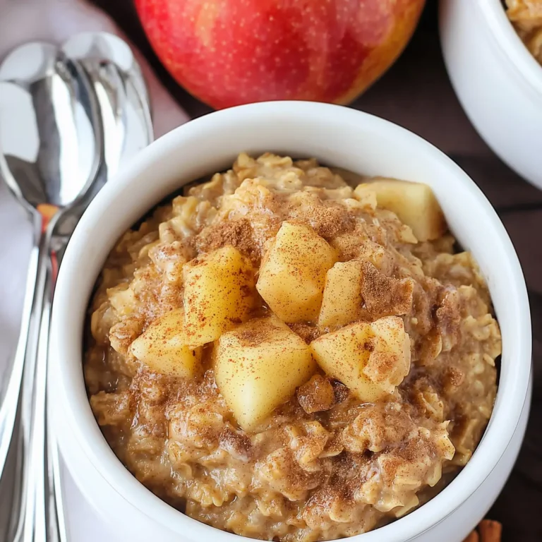 Apple Cinnamon Oatmeal