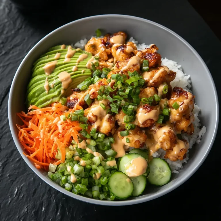 Bang Bang Chicken Rice Bowl