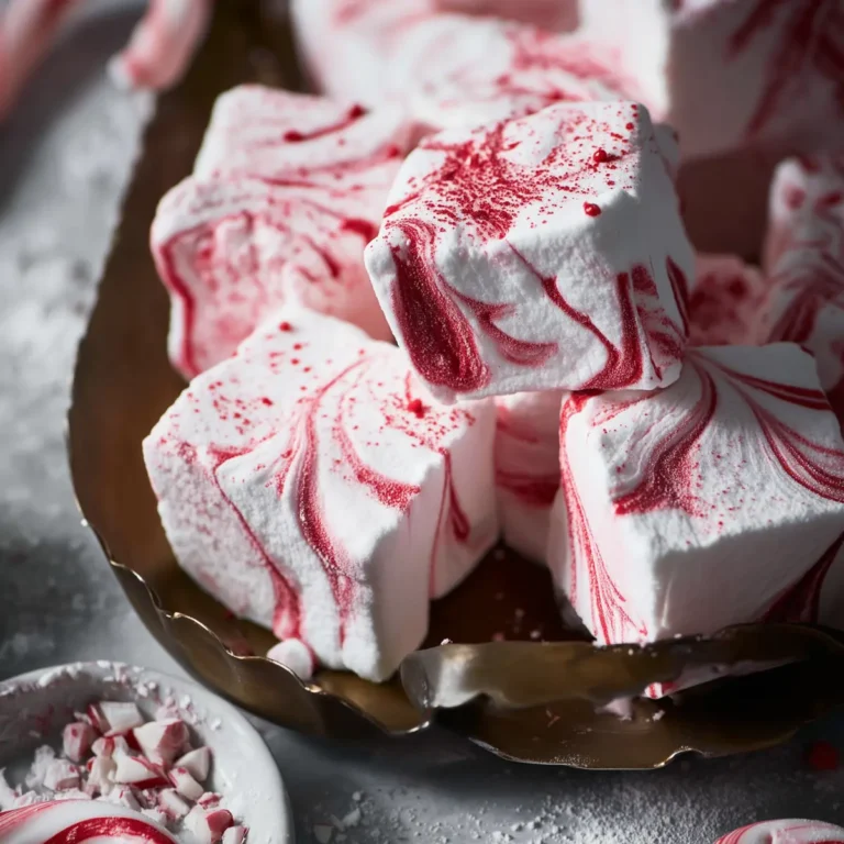 Candy Cane Marshmallows