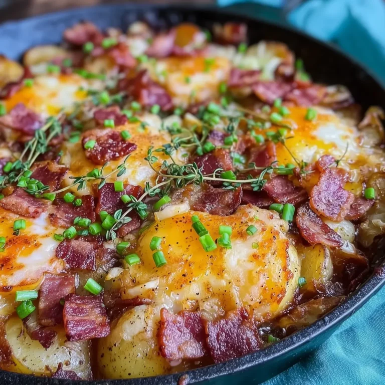 Crispy Irish Bacon Potato Skillet