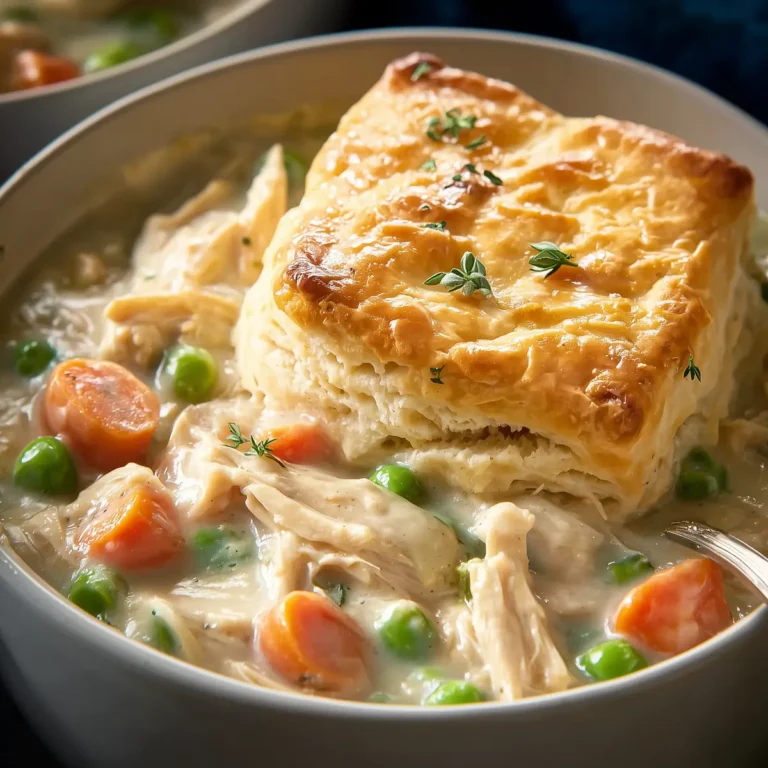 Crockpot Chicken and Biscuits