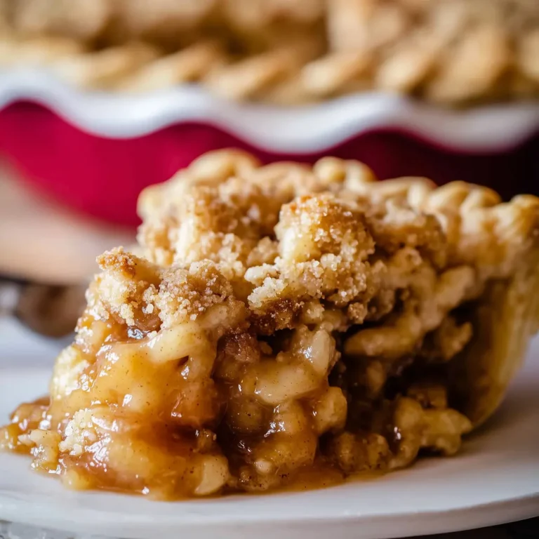 Dutch Apple Crumble Pie