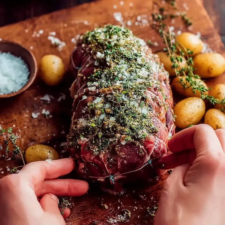 Herb-Roasted Lamb Shoulder with Baby Potatoes