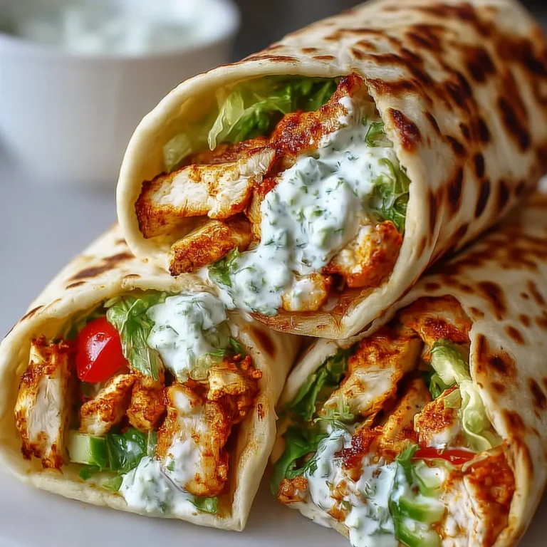 High-Protein Crispy Cottage Cheese Flatbread Chicken Wraps