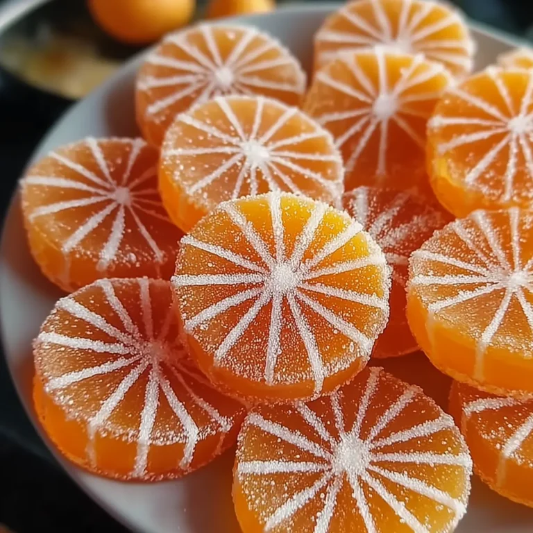 Homemade Orange Candy