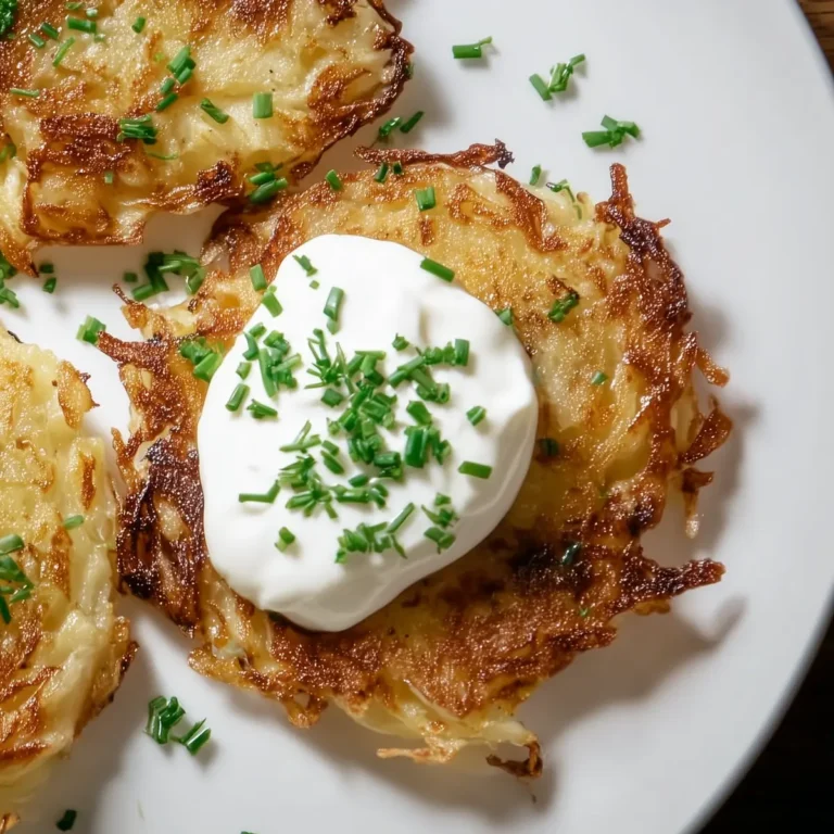 Irish Boxty with Sour Cream
