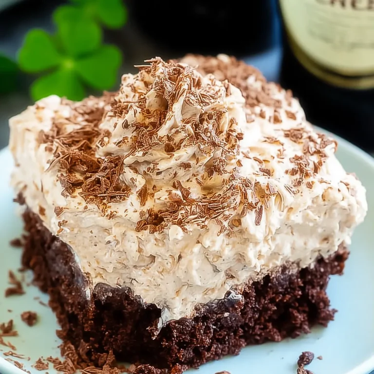 Irish Cream Poke Cake