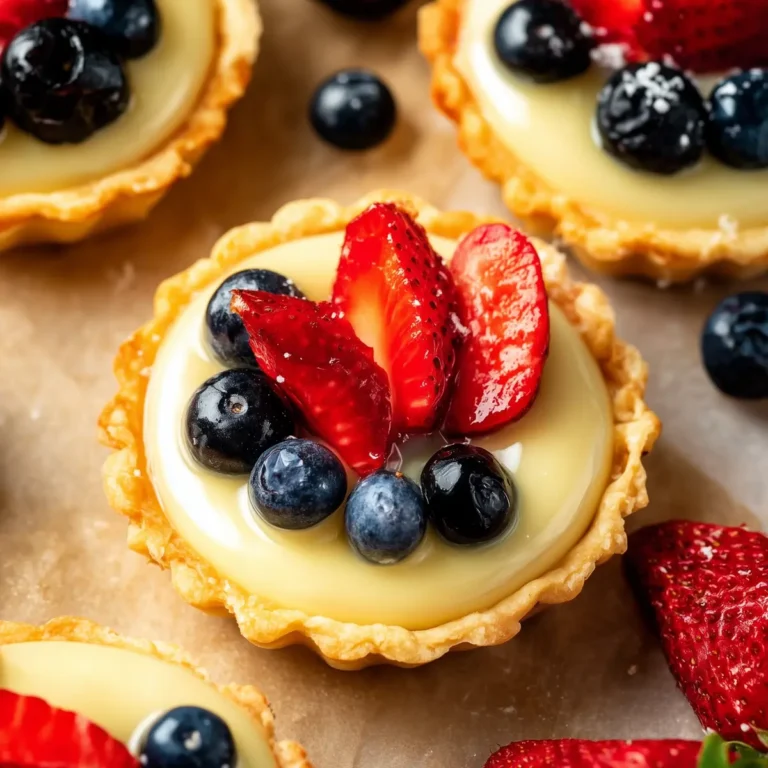 Mini Fruit Tarts With Pastry Cream