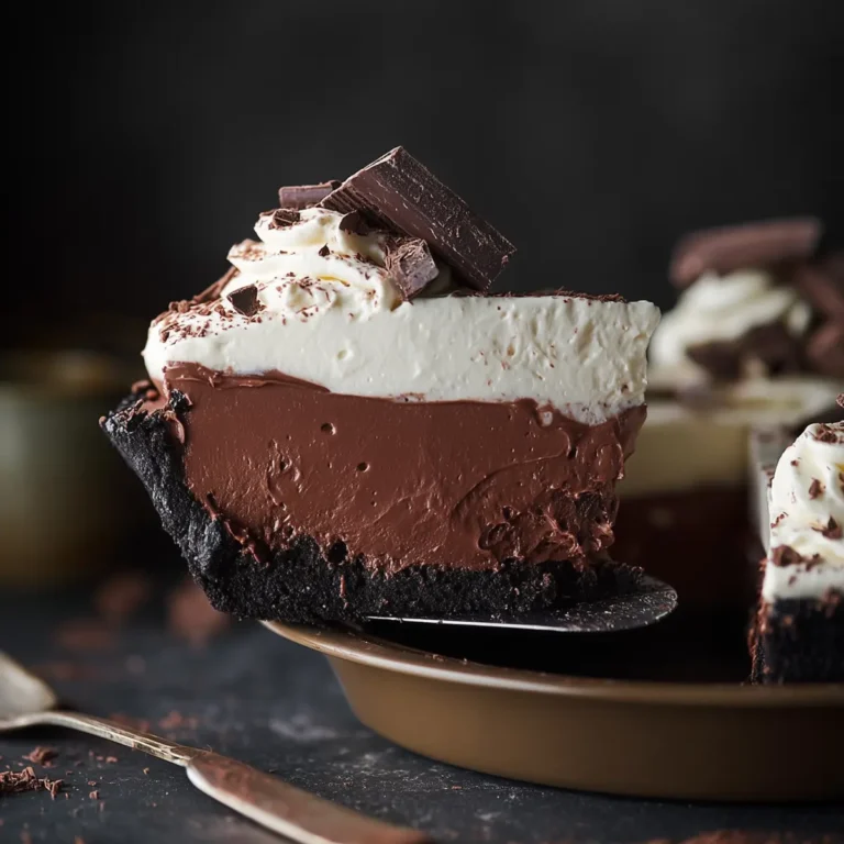No-Bake Baileys Chocolate Pie