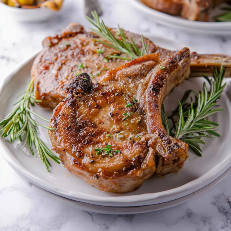 Pan Seared Veal Chops