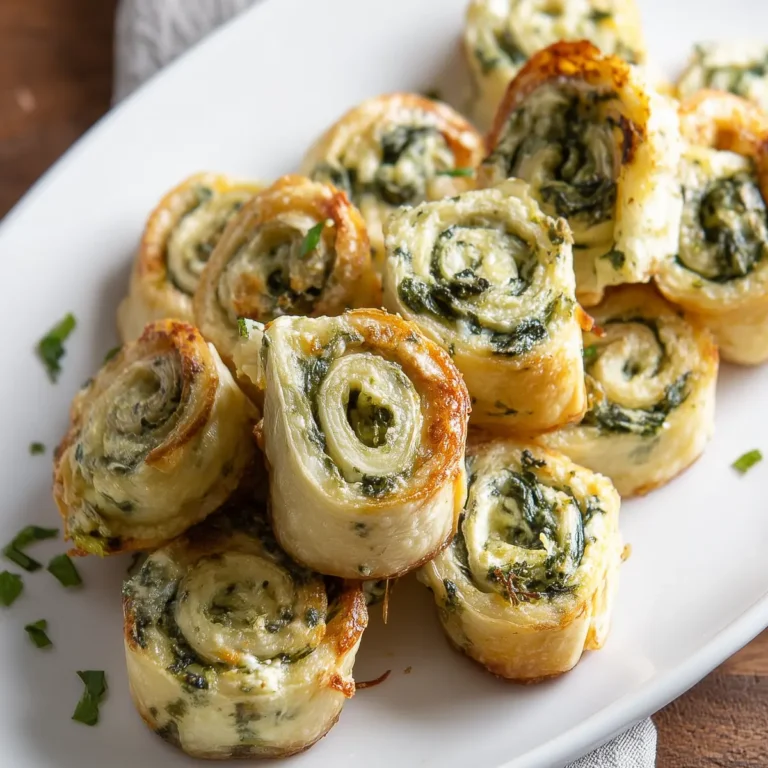 Spinach Dip Pinwheels