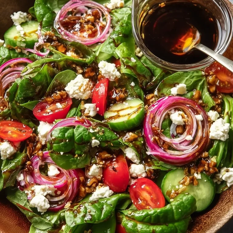 Spring Mix Salad with Balsamic Honey Dressing