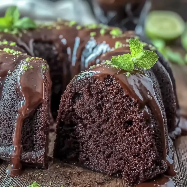 St. Patrick's Day Chocolate Guinness Bundt Cake with Stout Glaze