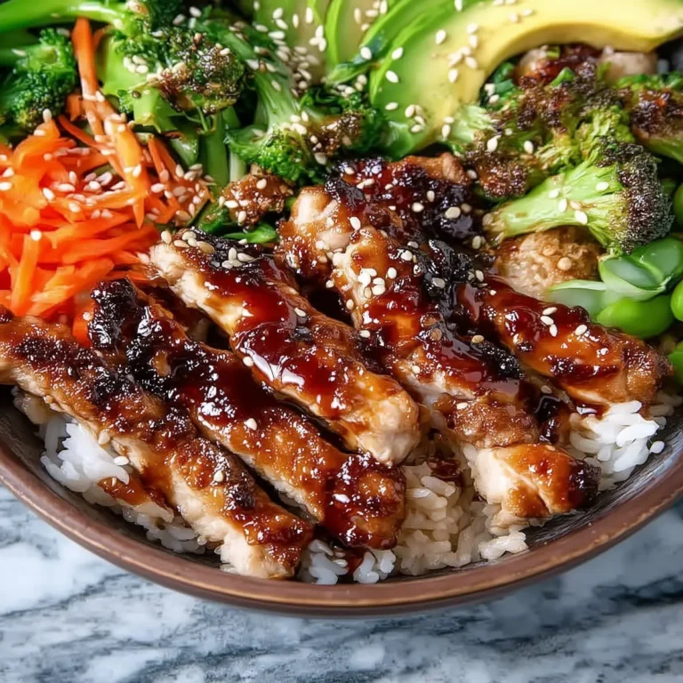 Sticky Chicken Bowls