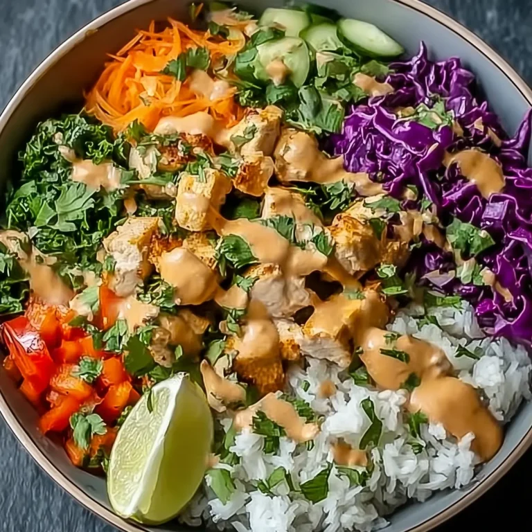 Thai Peanut Chicken Bowl