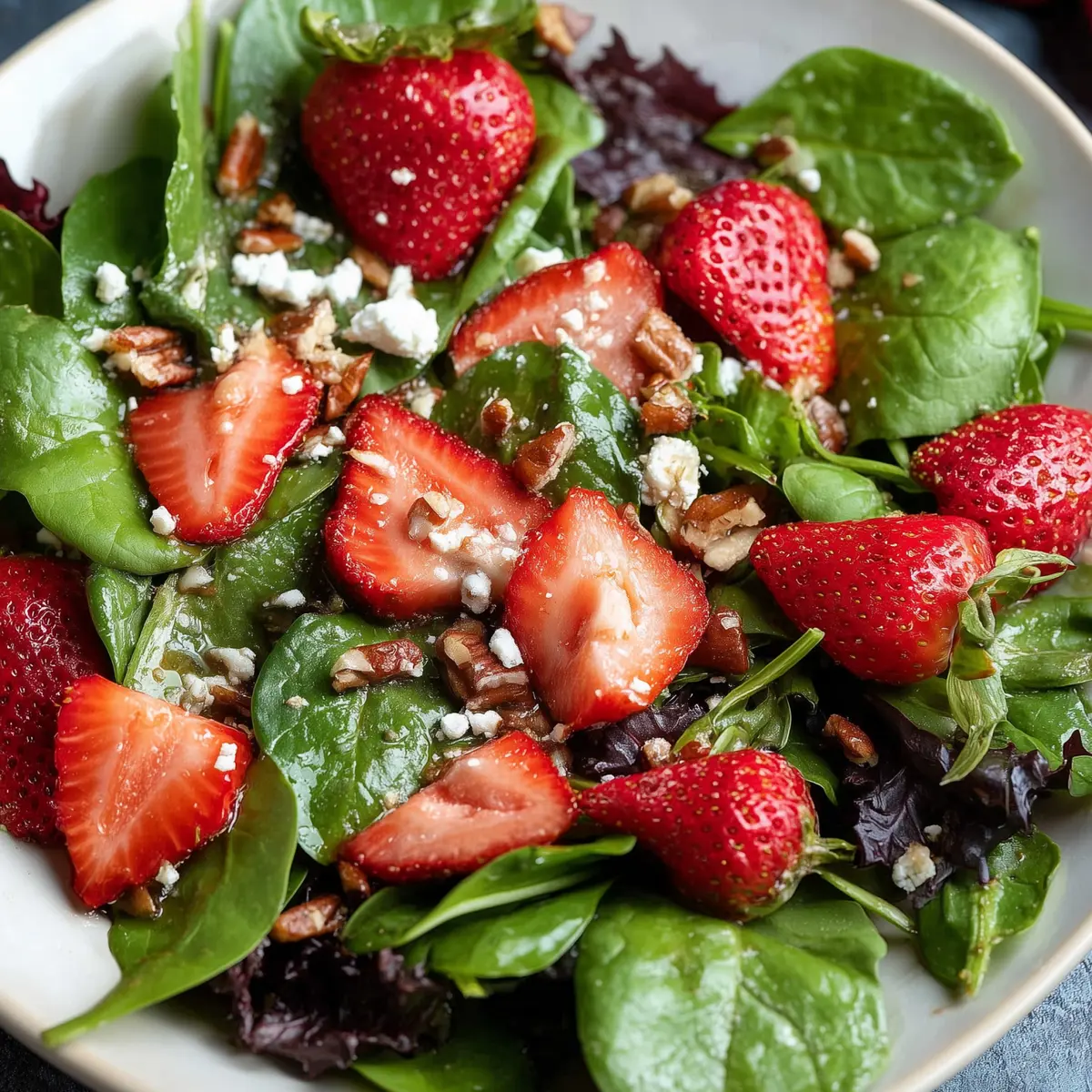Strawberry Spinach Salad