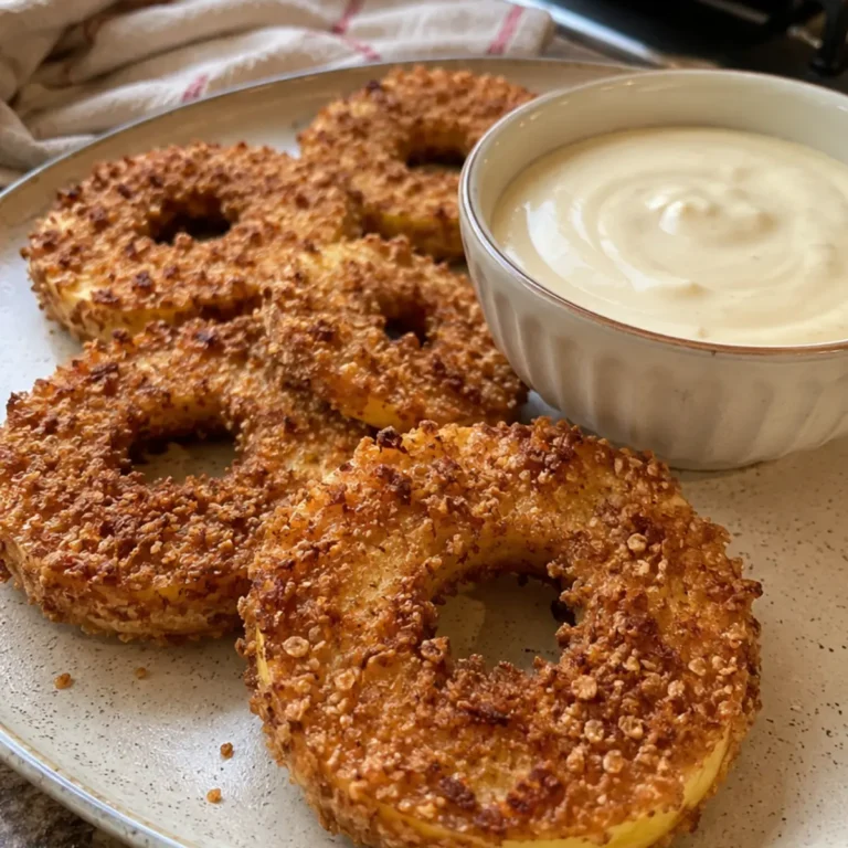 Air-Fryer Cinnamon Apple Rings