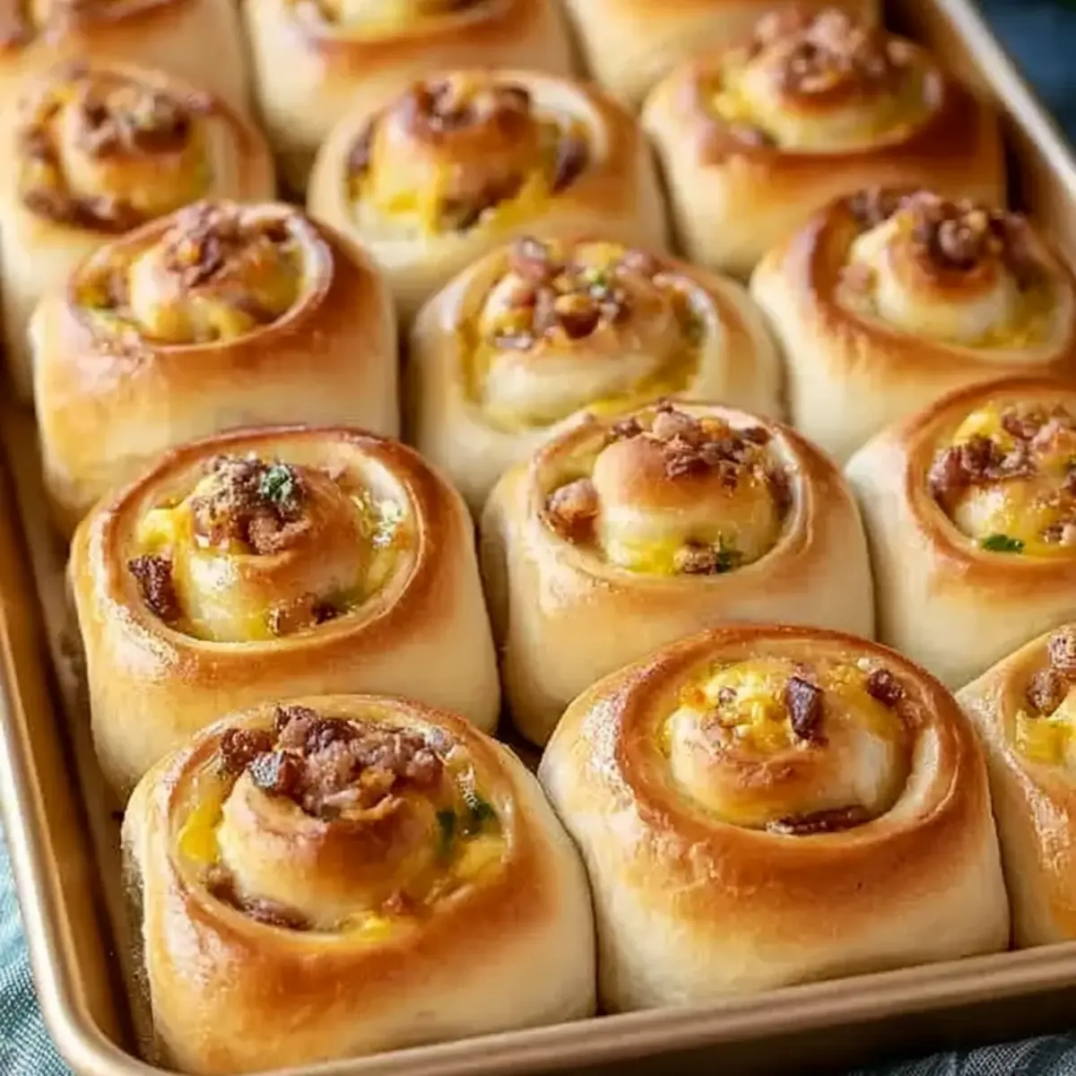 Breakfast Rolls / Make-Ahead Breakfast Ideas