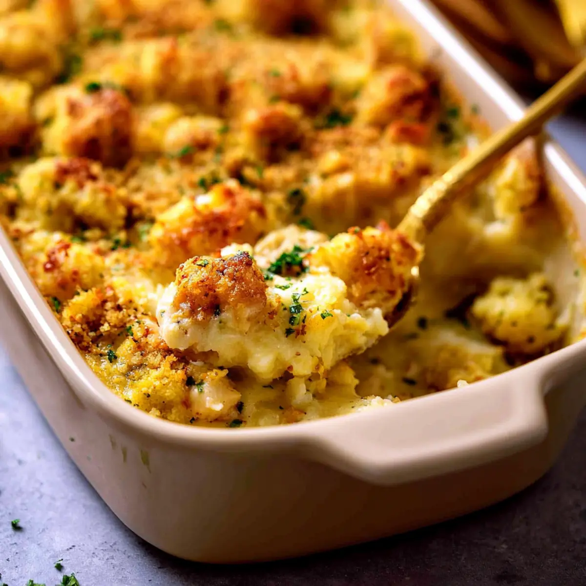 Chicken and Stuffing Casserole