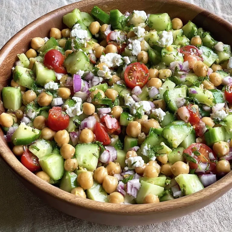 Chickpea Cucumber Salad