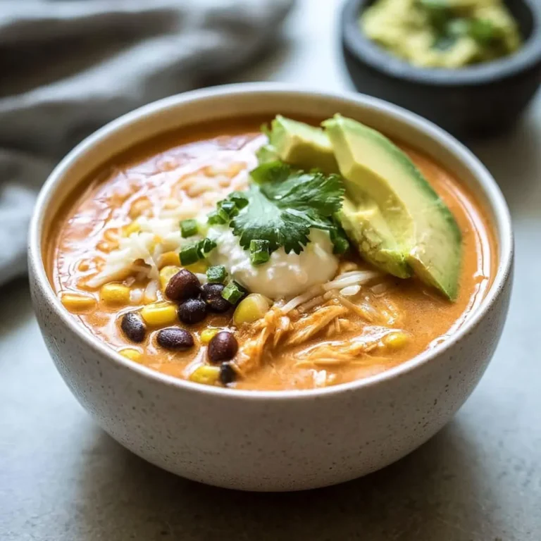 Creamy Chicken Enchilada Soup