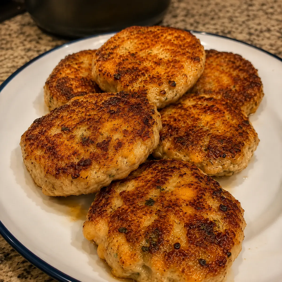 Crispy Cheesy Chicken Ranch Patties