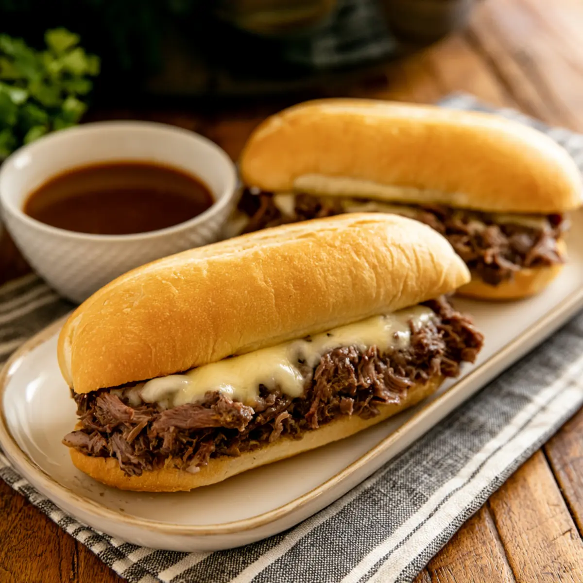 Crockpot French Dip Sandwich Recipe