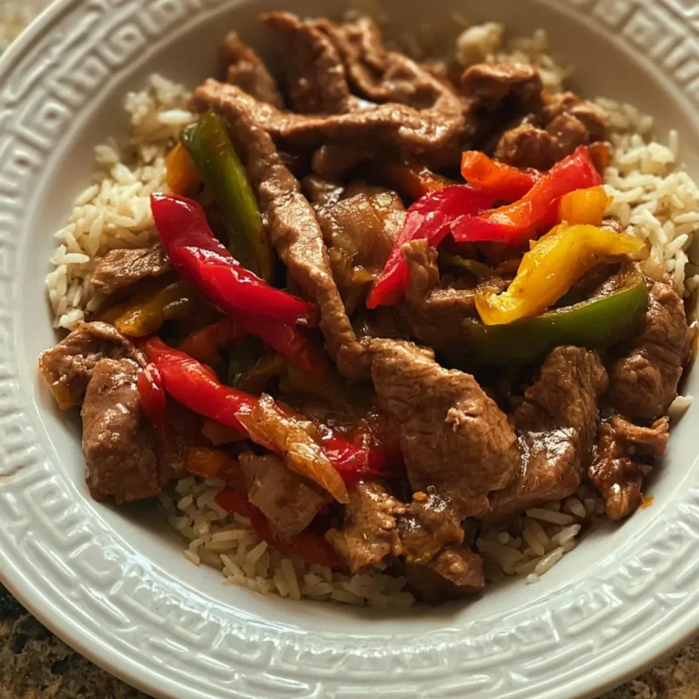 Crockpot Pepper Steak