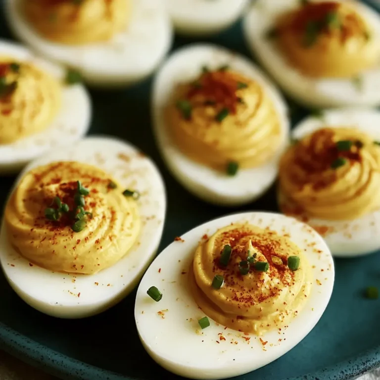 Dijon Deviled Eggs