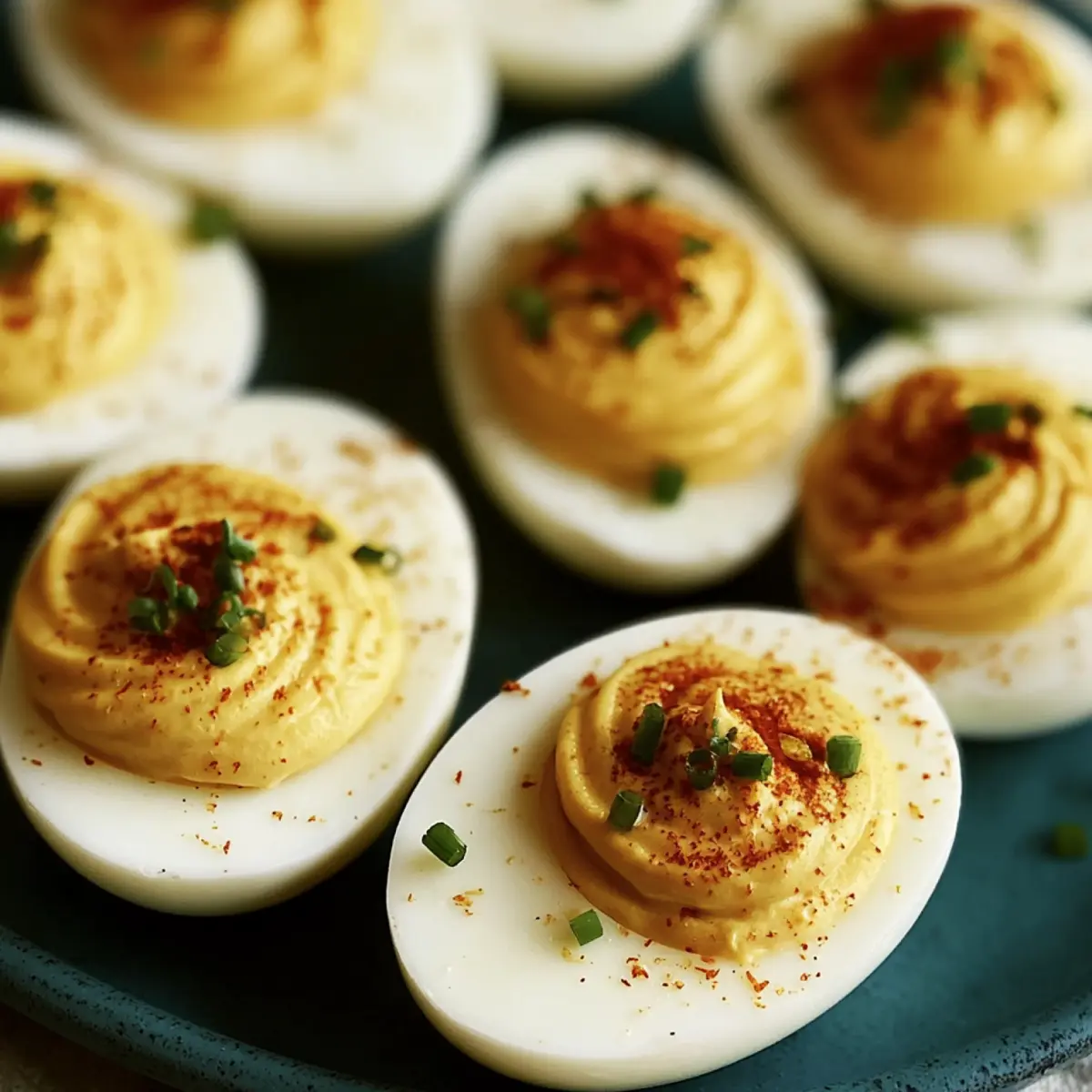 Dijon Deviled Eggs