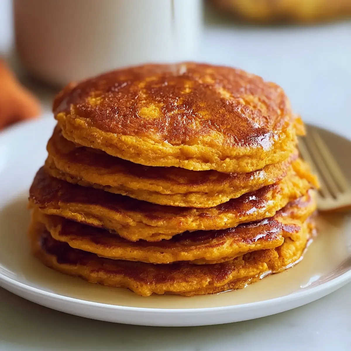 Fluffy Sweet Potato Pancakes