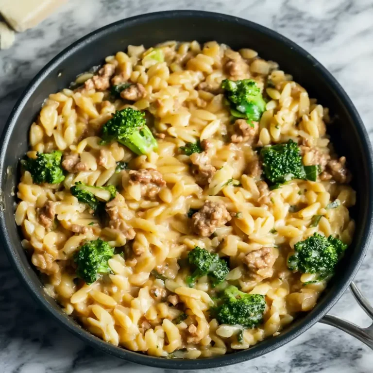 Ground Turkey Orzo