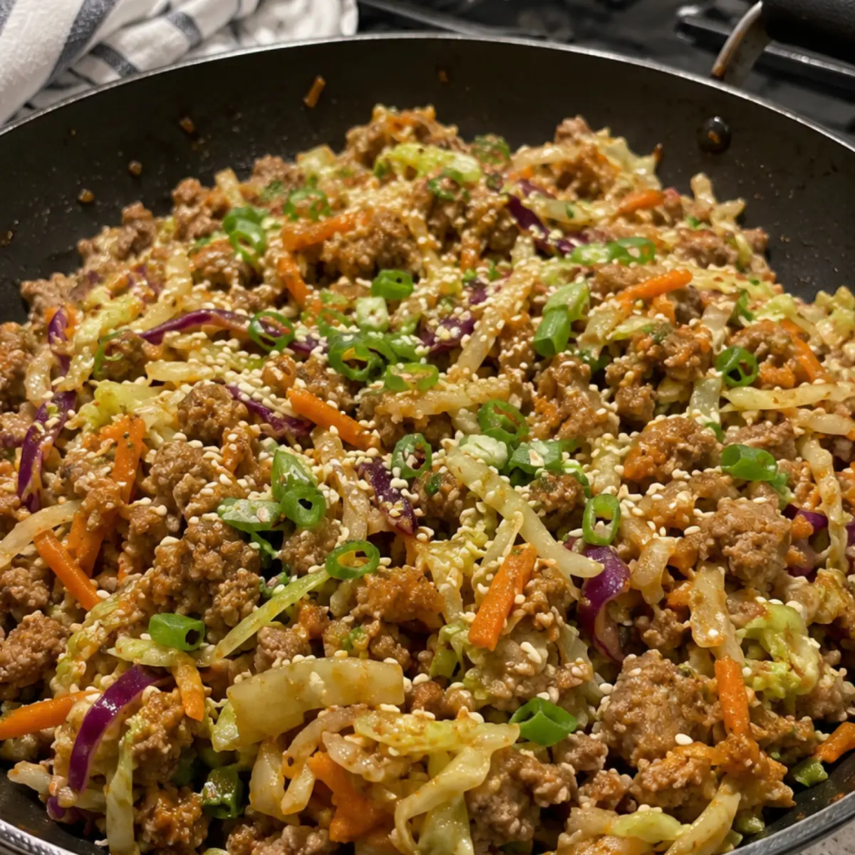 Healthy Egg Roll in a Bowl