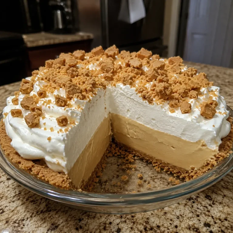 No-Bake Peanut Butter Cream Pie