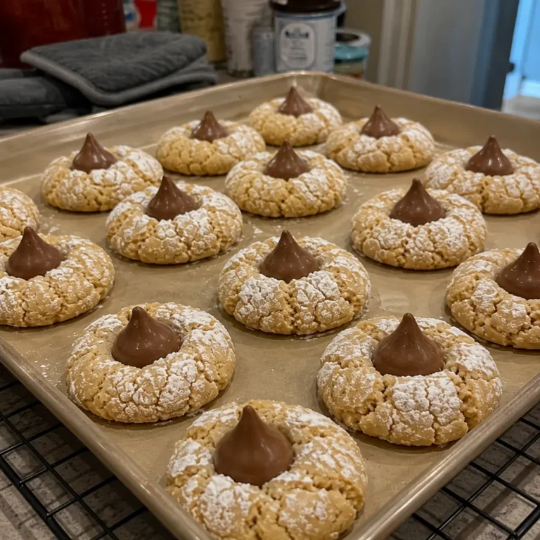 Peanut Butter Chocolate Cool Whip Kiss Cookies