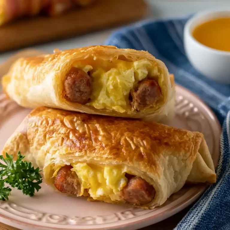 Sausage Egg Breakfast Roll-Ups