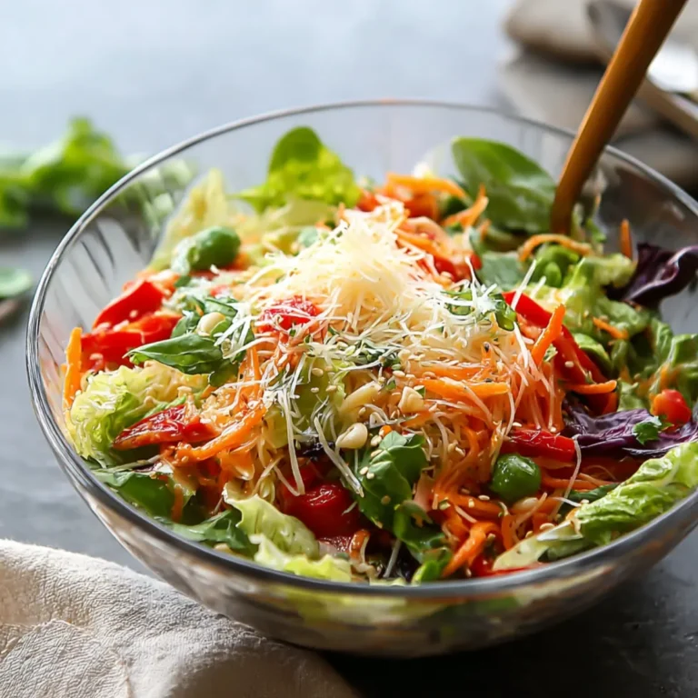 Spring Roll Salad with Spicy Ginger Dressing