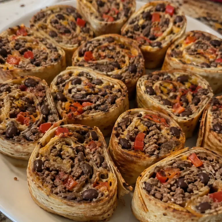 Air-Fryer Turkey Taco Pinwheels