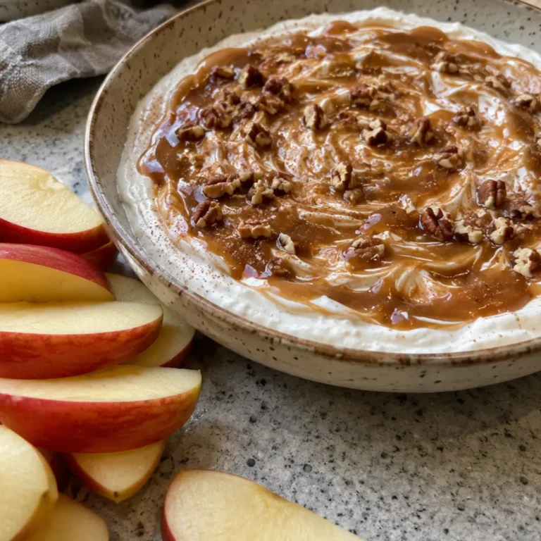 Caramel Apple Greek Yogurt Dip
