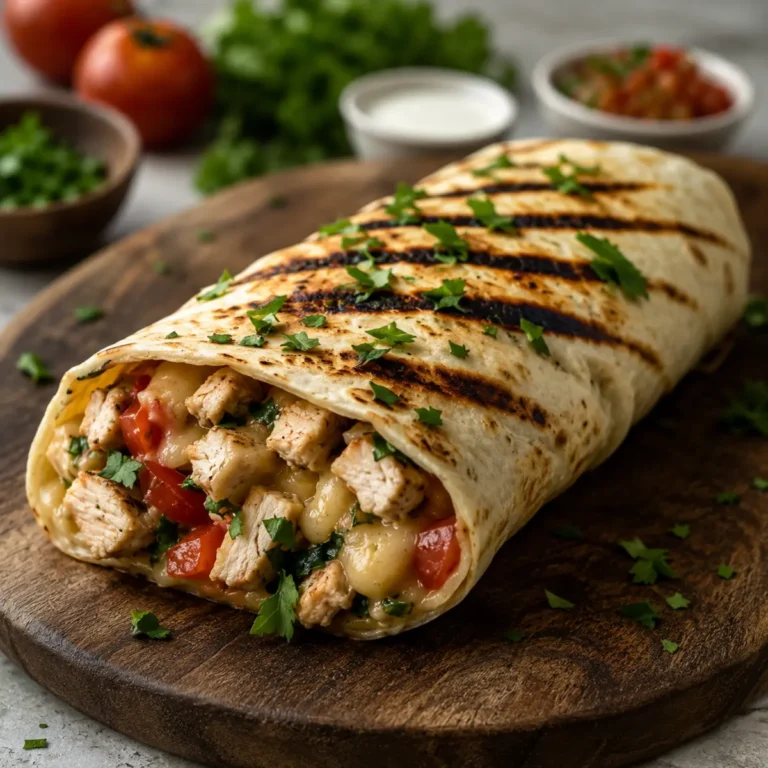 Chipotle Ranch Grilled Chicken Burrito