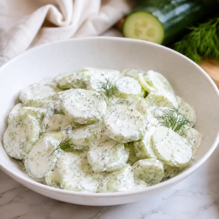 Creamy Cucumber Salad