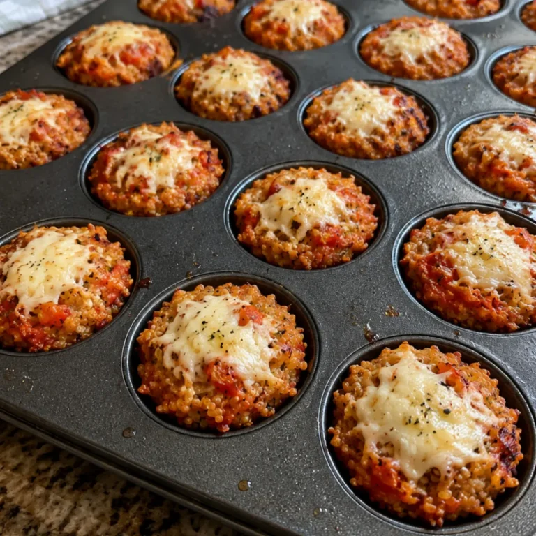 Crispy Quinoa Pizza Bites