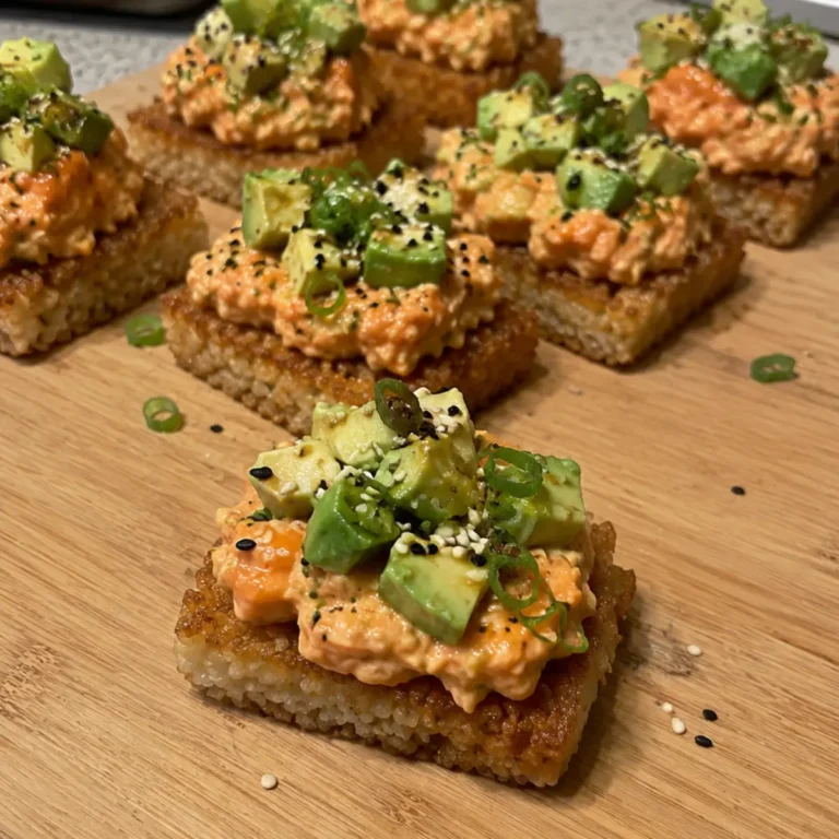 Crispy Rice Salmon Bites