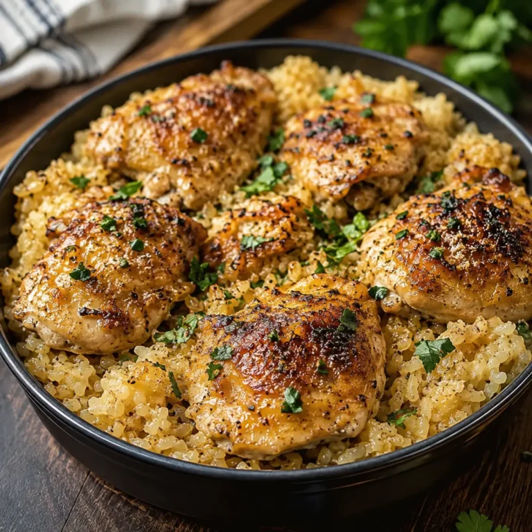 Forgotten Chicken and Rice