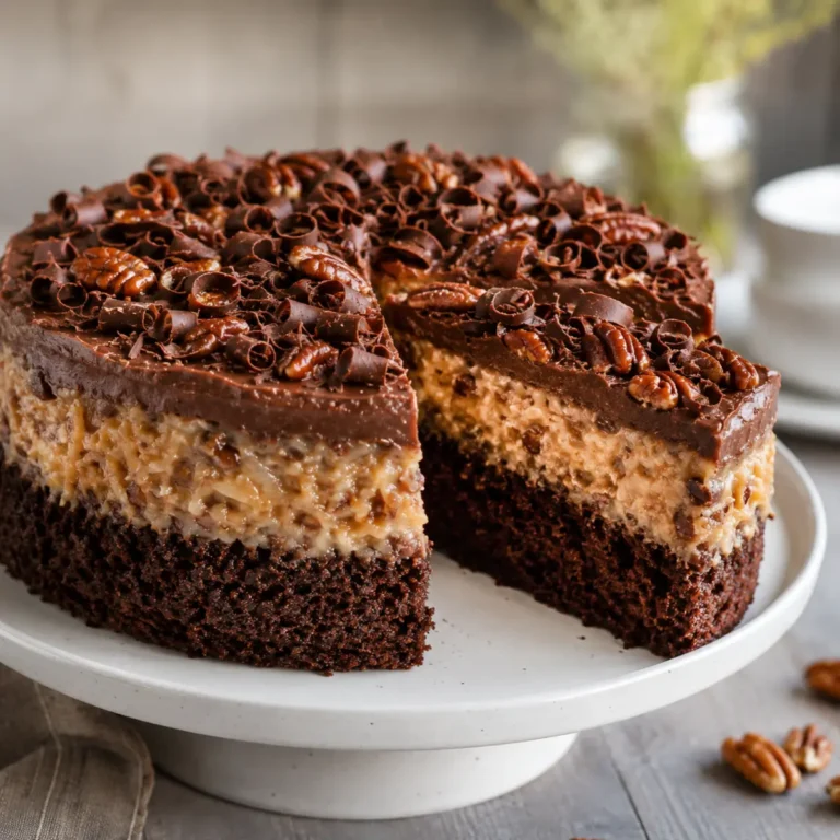 German Chocolate Cheesecake