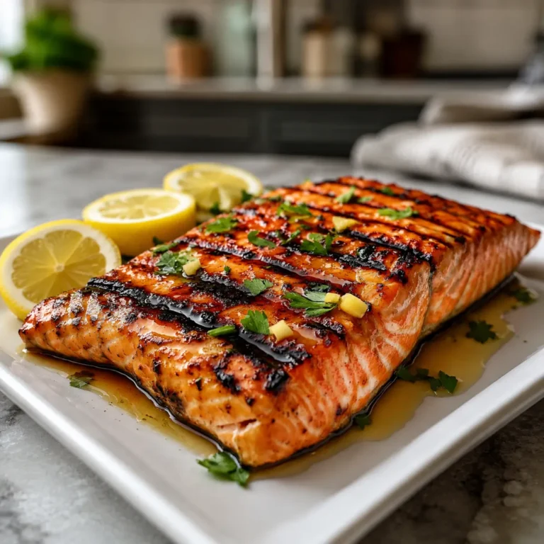 Glazed Grilled Salmon