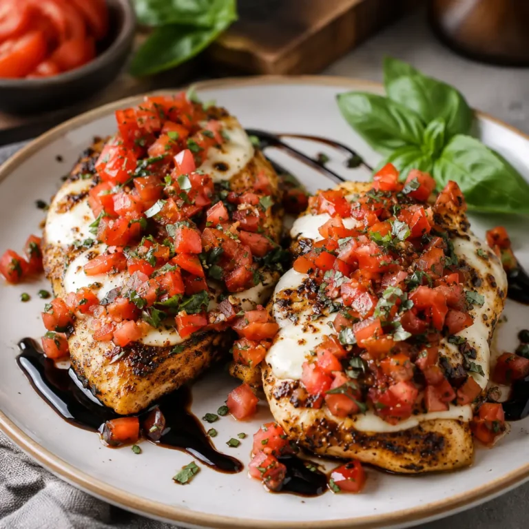 Grilled Bruschetta Chicken