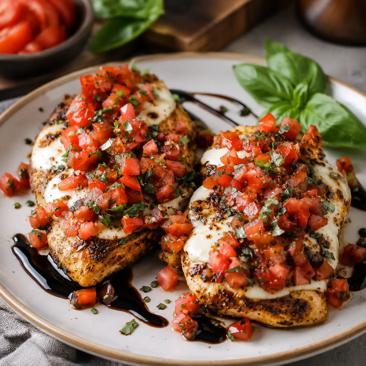 Grilled Bruschetta Chicken